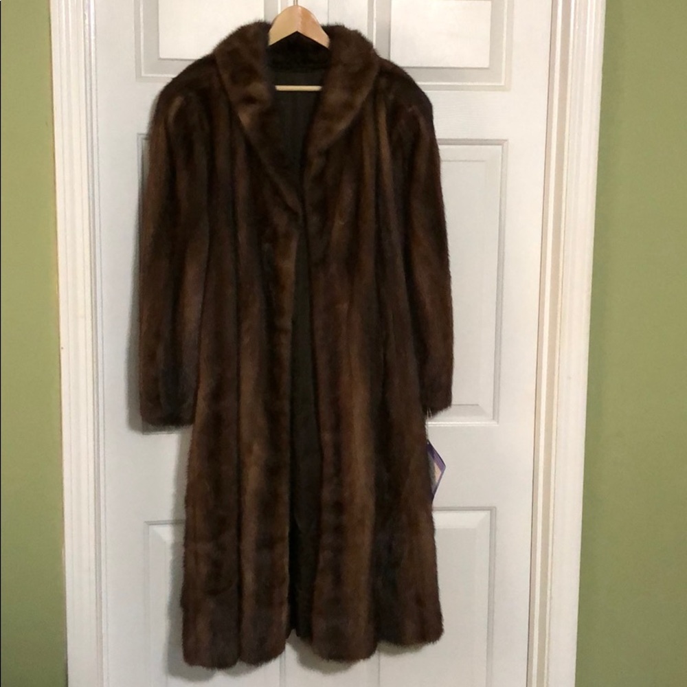 Real mink coat